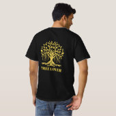 Conception de T-Shirt avec Arbre Abstrait et Solei (Dos entier)