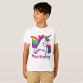 Conception de T-Shirt avec Autocollant de Positivi (Devant entier)