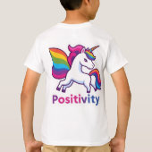 Conception de T-Shirt avec Autocollant de Positivi (Dos)