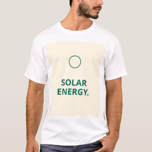 Conception de t-shirt avec citation "Énergie Solai