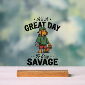 Conception de T-Shirt avec Gravure Vintage Savage (Neutre)