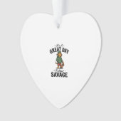 Conception de T-Shirt avec Gravure Vintage Savage (devant)