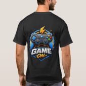 Conception de T-Shirt avec Logo de Manette de Jeu (Dos)