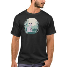 Conception de T-shirt avec silhouette de kangourou
