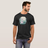 Conception de T-shirt avec silhouette de kangourou (Devant entier)