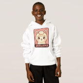 Conception de t-shirt avec une illustration de lam (Devant entier)