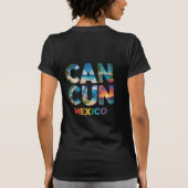 Conception de T-shirt Cancun Mexique Vacances Trop (Dos)