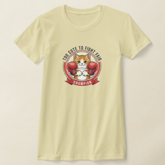 Conception de T-Shirt Champion de Chat Mignon et E (Poser)