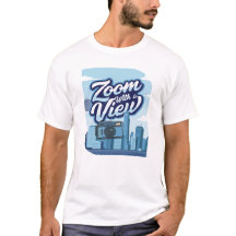 Conception de T-shirt Cité avec un appareil photo