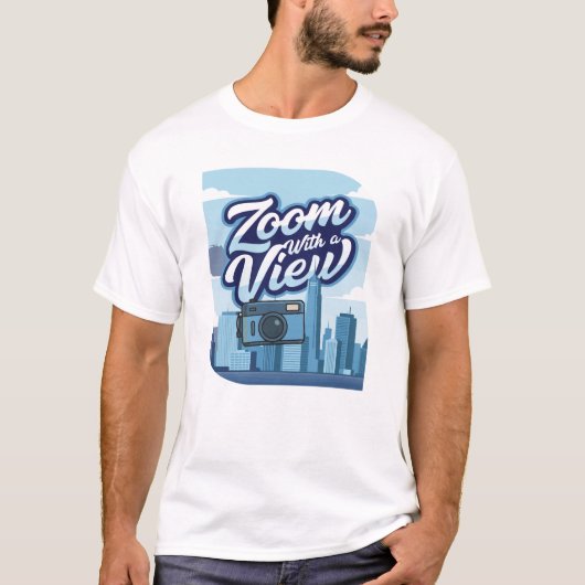 Conception de T-shirt Cité avec un appareil photo (Devant)
