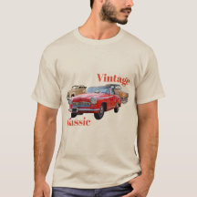 Conception de T-shirt Classique de Voiture Vintage