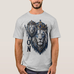Conception de T-Shirt Couronne de Lion Royal – Roi