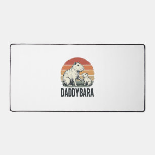 Conception de T-shirt Daddybara Capybara Vintage S