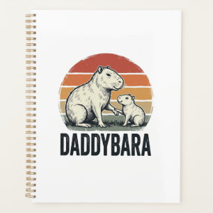 Conception de T-shirt Daddybara Capybara Vintage S