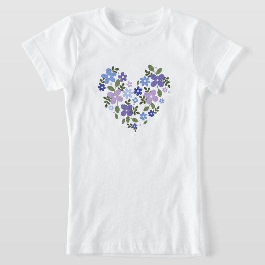 conception de t-shirt d'amour de fleur (Poser)