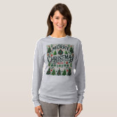 Conception de T-Shirt d'Arbre de Noël Joyeux (Devant entier)