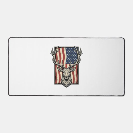 Conception de T-shirt de chasse de drapeau américa (Recto)