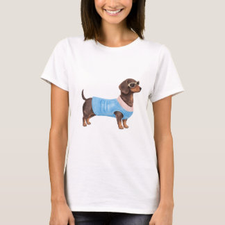 Conception de T-Shirt de Chien Teckel de Mode