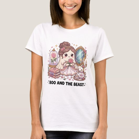 Conception de T-shirt de conte de fées Cute Boo, F (Devant)