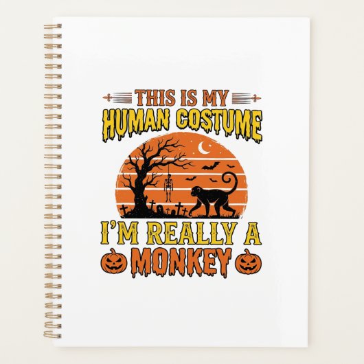 Conception de T-shirt de costume de singe humain d (Devant)