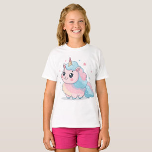 Conception de T-Shirt de Dessin Animé Licorne en B