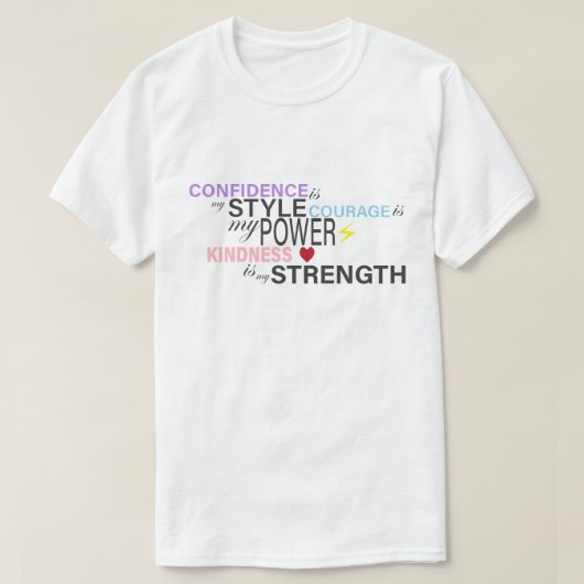 Conception de T-shirt de devis motivationnel (Design devant)