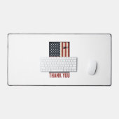 Conception de T-shirt de drapeau américain militai (Clavier et souris)