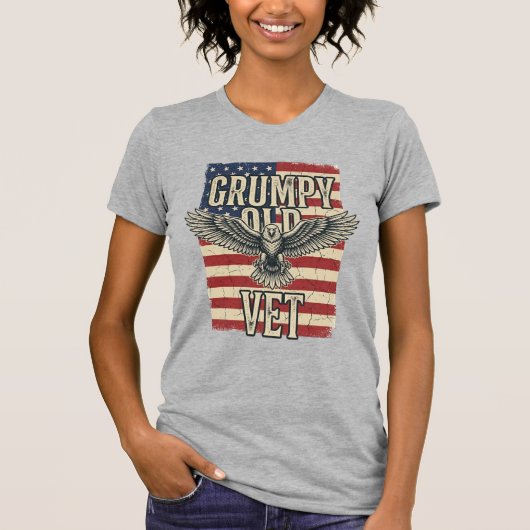 Conception de T-shirt de drapeau d'aigle patriotiq (Devant)