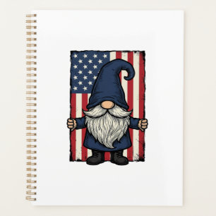 Conception de t-shirt de drapeau vintage Gnome pat