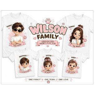 Conception de t-shirt de famille mignonne - Frère