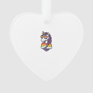 Conception de T-shirt de fierté de coeur de licorn