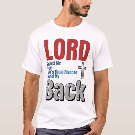 Conception de t-shirt de foi chrétienne Lord Prote (Devant)