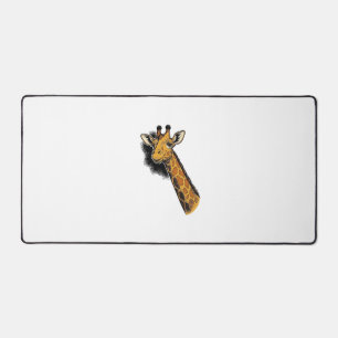 Conception de T-shirt de girafe mignon gravé vinta