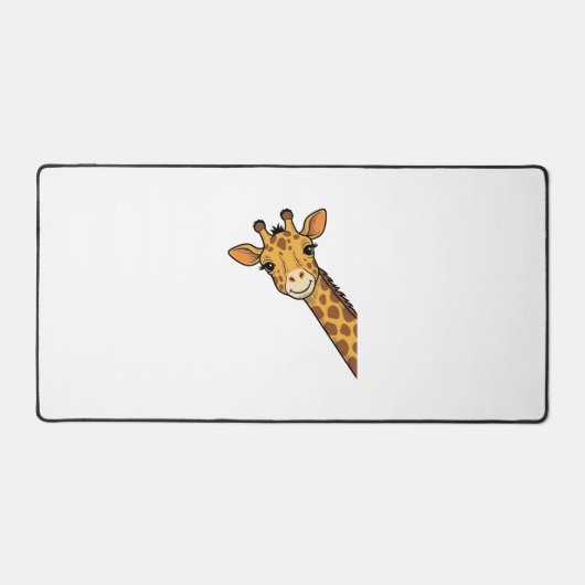 Conception de T-shirt de girafe qui regarde discrè (Recto)
