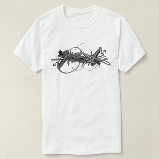 Conception de T-shirt de graffiti mise en phase (Design devant)