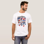 conception de T-shirt de journée du travail heureu (Devant entier)