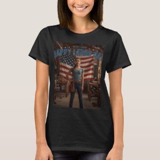 conception de t-shirt de journée du travail heureu
