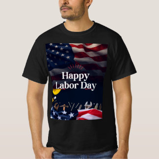 conception de t-shirt de journée du travail heureu