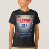 conception de T-shirt de la fête du travail (Devant)