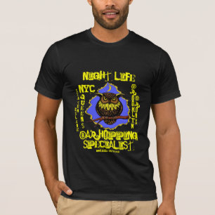 Conception de T-shirt de la vie de nuit de New
