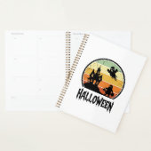 Conception de T-shirt de maison hantée Halloween S (Devant avec enveloppe)