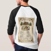Conception de T-Shirt de Menu de Restaurant Solang (Dos)
