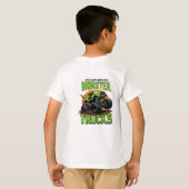Conception de T-Shirt de Monster Truck Vert (Dos entier)