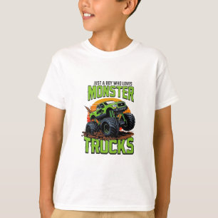 Conception de T-Shirt de Monster Truck Vert