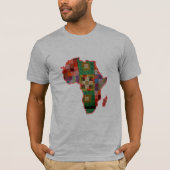 conception de T-shirt de motifs d'Africain de (Devant)