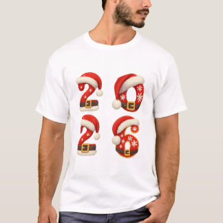 Conception de T-shirt de Noël 2026 pour couple ave