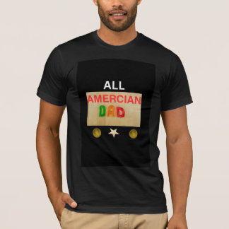 conception de T-shirt de Papa américain
