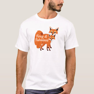 Conception de T-Shirt de Renard Mignon & Fabulueux