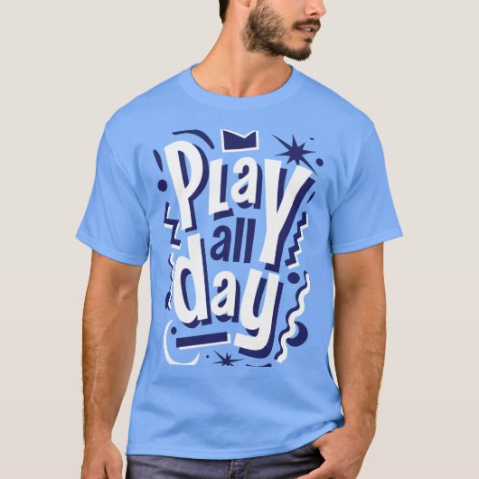 Conception de T-Shirt de Typographie Amusante « Pl (Devant)