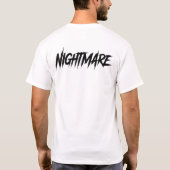 Conception de T-Shirt de Typographie d'Horreur de  (Dos)